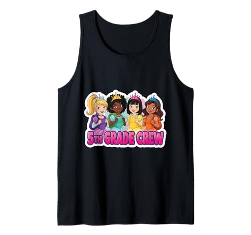 Mädchen 5. Klasse Crew Prinzessin Fünfte Klasse Back To School Tank Top Mädchen 5. Klasse Crew Prinzessin Fünfte Klasse Back To School Tank Top von Girls 5th Grade Crew Princess Fifth Grader Merch