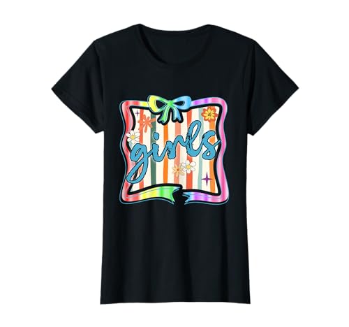 Girls Bow Graphic Design for Birthday Parties T-Shirt Girls Bow Graphic Design for Birthday Parties T-Shirt von Girls Bow Graphic Design mom girls