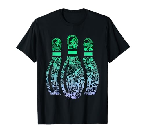 Bowling Pin T-Shirt für Bowler | Bowling Team Mädchen Bowling T-Shirt Bowling Pin T-Shirt für Bowler | Bowling Team Mädchen Bowling T-Shirt von Girls Bowling Icons Shirts