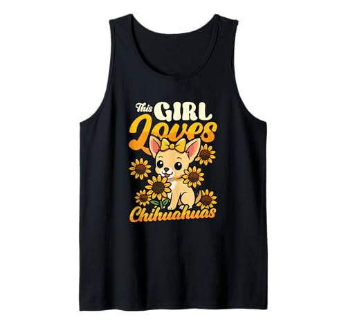 Chihuahua Mom - Dieses Mädchen liebt Chihuahua Tank Top Chihuahua Mom - Dieses Mädchen liebt Chihuahua Tank Top von Girls Chihuahua Lover Designs for Women & Girls