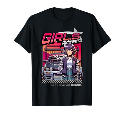 Cute Girls Performance JDM Race Car Driver Japanese Anime T-Shirt Cute Girls Performance JDM Race Car Driver Japanese Anime T-Shirt von Girls Drift JDM Race Car Driver Japanese Anime