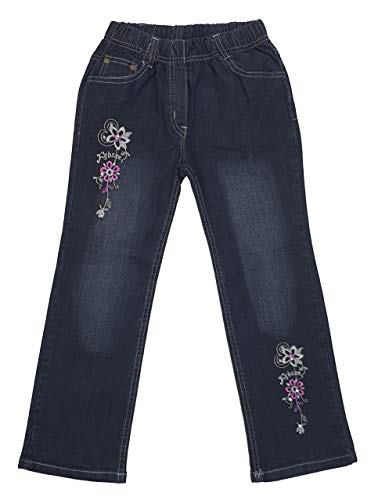 Girls Fashion Bequeme Mädchen Jeans mit rundum Gummizug, Gr. 110/116, M32.6 von Girls Fashion