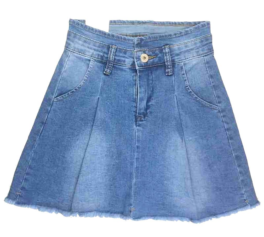 Girls Fashion Jeansrock Mädchen Jeansrock Mini Rock Minirock R062 von Girls Fashion