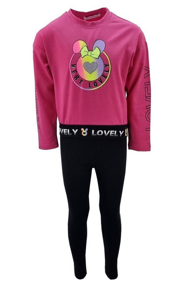 Girls Fashion Jogginganzug Mädchen Sweatanzug, Freizeitset, Sweat-Shirt + Leggings, MF3286 von Girls Fashion