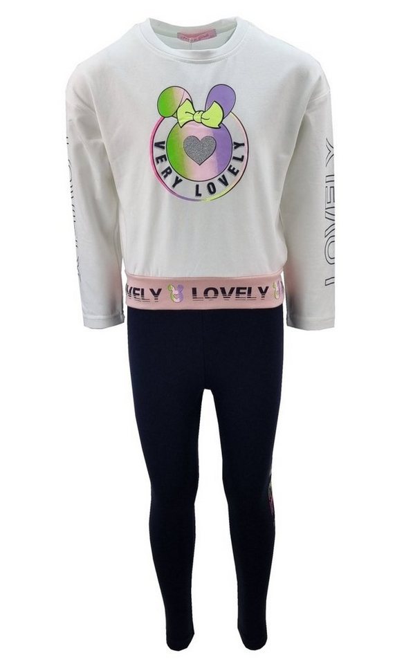 Girls Fashion Jogginganzug Mädchen Sweatanzug, Freizeitset, Sweat-Shirt + Leggings, MF3286 von Girls Fashion