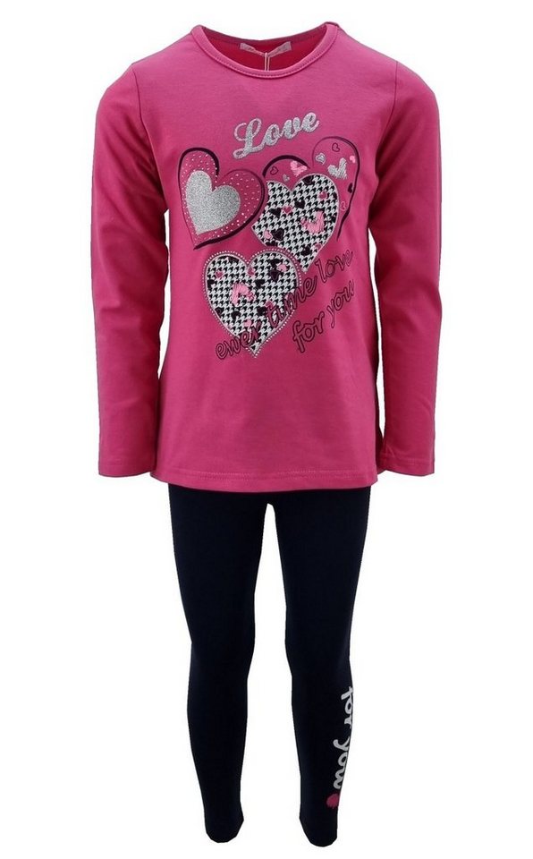 Girls Fashion Jogginganzug Mädchen Sweatanzug, Freizeitset, Sweat-Shirt + Leggings, MF3287 von Girls Fashion