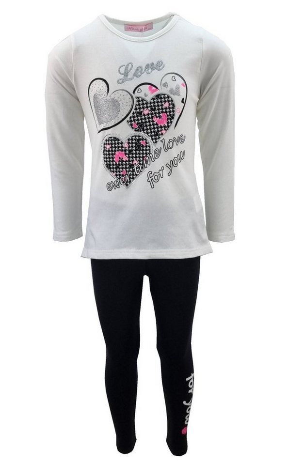 Girls Fashion Jogginganzug Mädchen Sweatanzug, Freizeitset, Sweat-Shirt + Leggings, MF3287 von Girls Fashion