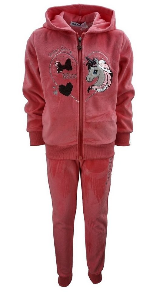 Girls Fashion Sweatanzug Nicki Sweatanzug, Freizeitset, Kapuzen Jacke + Jogginghose, MF505 von Girls Fashion
