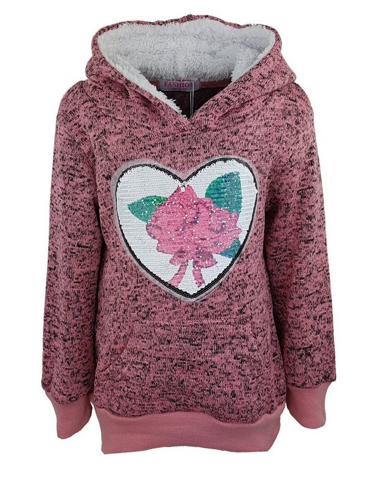 Girls Fashion Kapuzenpullover Kapuzen Pullover, Pailletten, Sweatshirt, MS06 von Girls Fashion