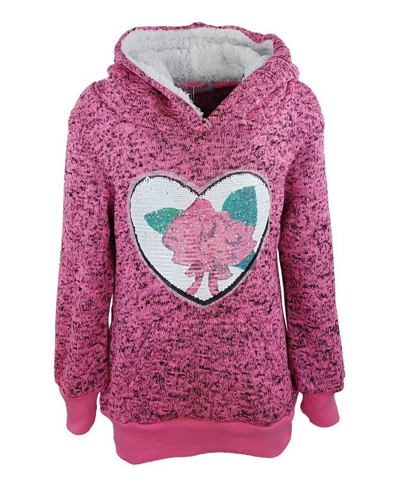 Girls Fashion Kapuzenpullover Kapuzen Pullover, Pailletten, Sweatshirt, MS06 von Girls Fashion