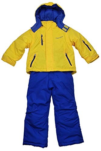 Girls Fashion Kinder Skianzug Schneeanzug 2tlg. Jacke + Hose in Gelb/Blau, Gr. 98 von Girls Fashion