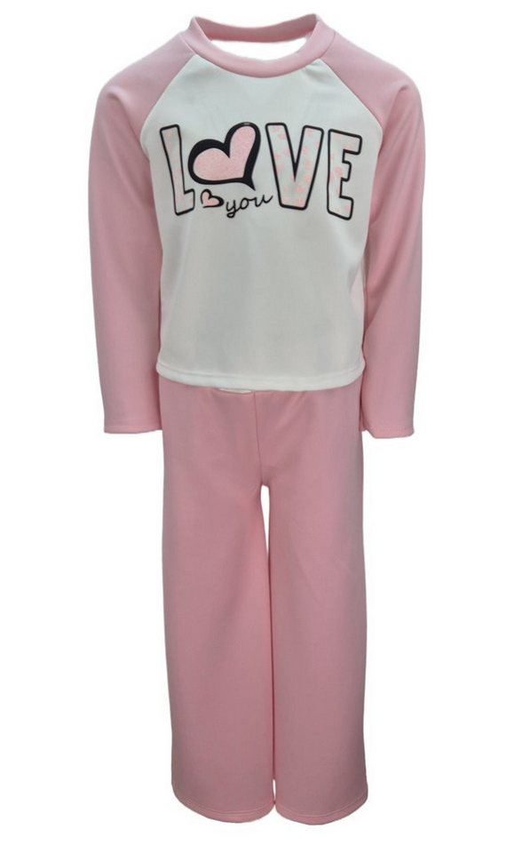 Girls Fashion Langarmshirt & Hose Sommer Set Langarmshirt + Hose, MS5338e (Set, Langarm-Shirt & Hose) von Girls Fashion