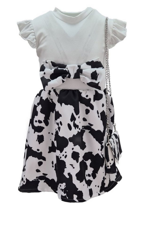 Girls Fashion Sommerkleid Mädchen Kleid Sommerkleid mit Tasche, K9286e von Girls Fashion