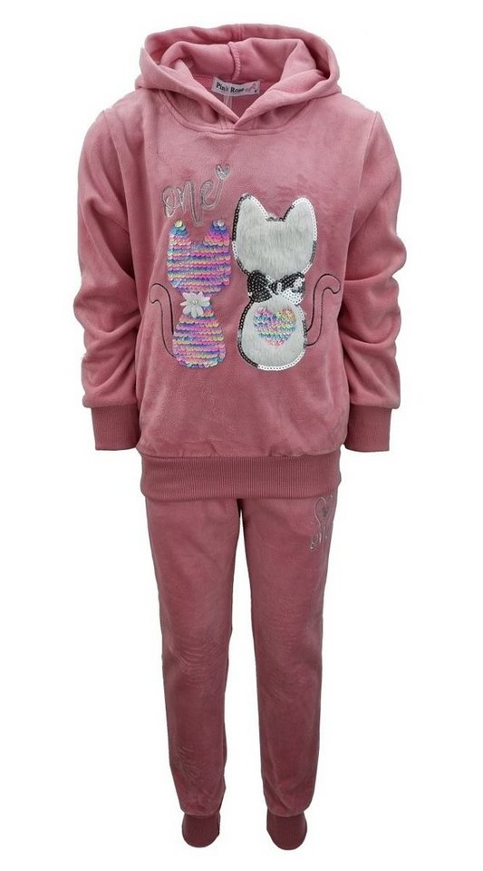 Girls Fashion Sweatanzug Nicki Sweatanzug, Kapuzen Pullover + Jogginghose, R17-MF255 von Girls Fashion