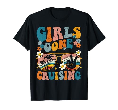 Kreuzfahrt für Mädchen, Sommerurlaub, Strandurlaub, Vintage-Stil T-Shirt Kreuzfahrt für Mädchen, Sommerurlaub, Strandurlaub, Vintage-Stil T-Shirt von Girls Gone Cruising Cruise Summer Vacation Vintage
