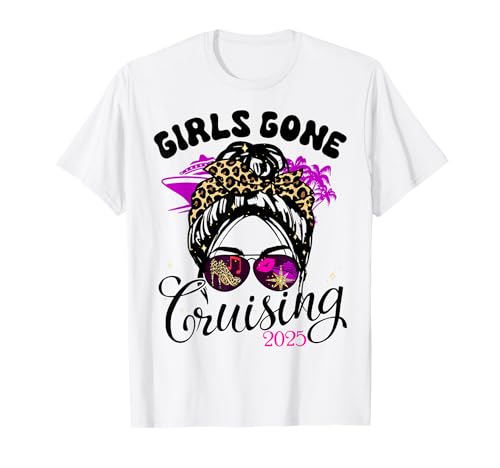 Girls Gone Cruising 2025 Geburtstagskader für Mädels Trip Cruise T-Shirt Girls Gone Cruising 2025 Geburtstagskader für Mädels Trip Cruise T-Shirt von Girls Gone Cruising Girls Trip Cruise 2025 Squad