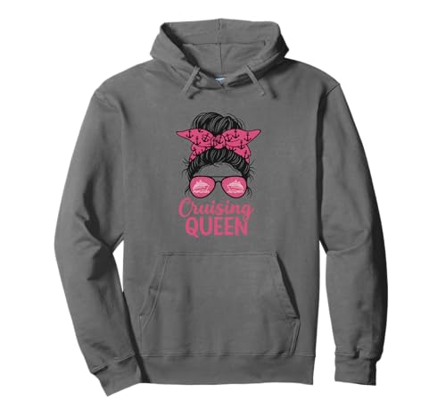 Cruising Queen Messy Bun Frauen Sommer Kreuzfahrt Urlaub Pullover Hoodie Cruising Queen Messy Bun Frauen Sommer Kreuzfahrt Urlaub Pullover Hoodie von Girls Gone Cruising Queen Trip Besties Outfit