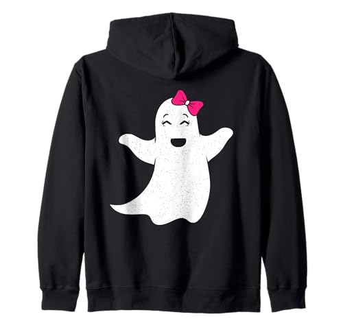 Niedlicher glücklicher Geist mit rosa Fliege für Frauen Mädchen Halloween Kapuzenjacke Niedlicher glücklicher Geist mit rosa Fliege für Frauen Mädchen Halloween Kapuzenjacke von Girls Halloween Cute Ghost With Pink Bow Tie