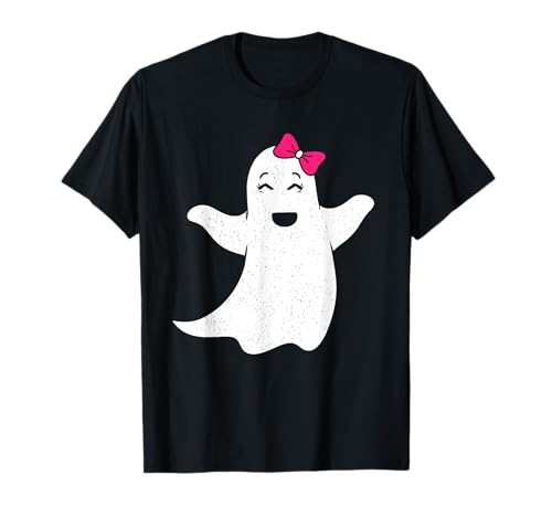 Niedlicher glücklicher Geist mit rosa Fliege für Frauen Mädchen Halloween T-Shirt Niedlicher glücklicher Geist mit rosa Fliege für Frauen Mädchen Halloween T-Shirt von Girls Halloween Cute Ghost With Pink Bow Tie
