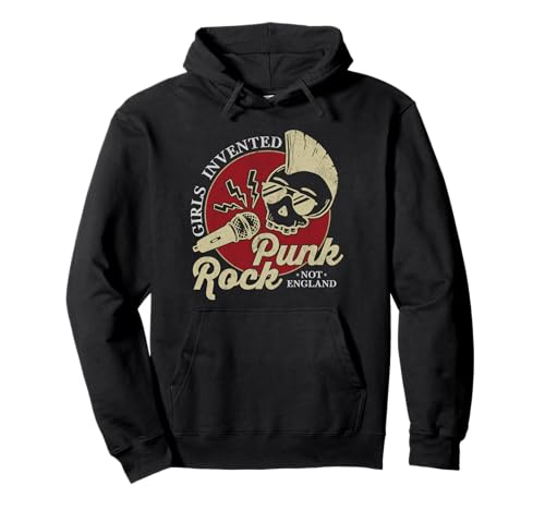 Mädchen haben Punkrock erfunden, nicht England Pullover Hoodie Mädchen haben Punkrock erfunden, nicht England Pullover Hoodie von Girls Invented Punk Rock Apparel