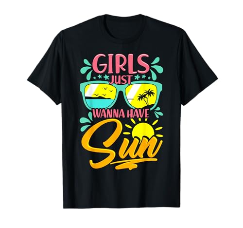 Funny Summer Beach Vacation Girls Just Wanna Have Sun T-Shirt Funny Summer Beach Vacation Girls Just Wanna Have Sun T-Shirt von Girls Just Wanna Have Sun