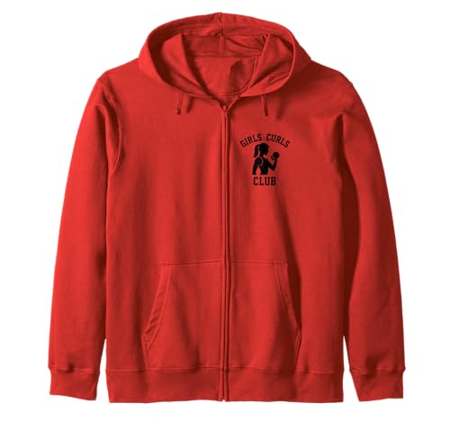 Mädchen Curls Club, Gewichtheben, Workout, Fitness, Gym Damen Kapuzenjacke von Girls Lifting Weights Apparel