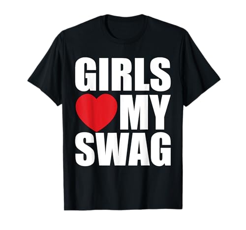 Mädchen lieben meinen Swag - Girls Heart My Swag T-Shirt Mädchen lieben meinen Swag - Girls Heart My Swag T-Shirt von Girls Love My Swag Vintage Tee