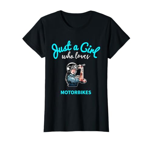 Motorrad-Shirt für Mädchen | Kindermotorrad T-Shirt von Girls Motorbike Shirts & Gifts for Kids