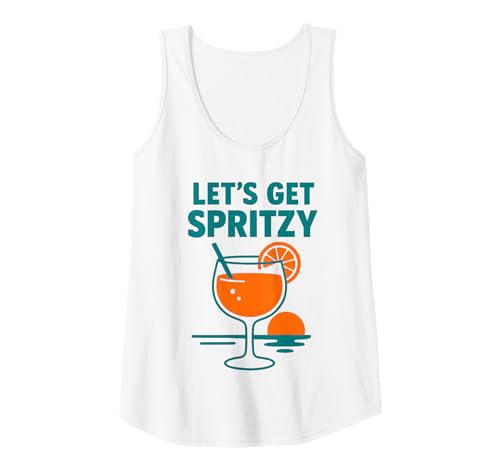 Damen Let's Get Spritzy, Girls Night & Bachelorette Tank Top Damen Let's Get Spritzy, Girls Night & Bachelorette Tank Top von Girls Party Cocktail Vibes