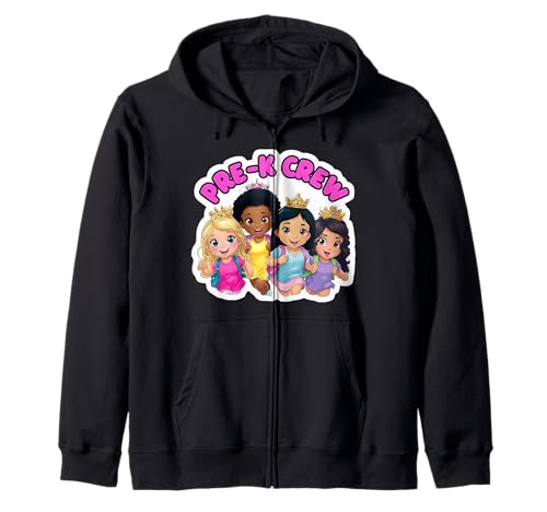 Mädchen Pre-K Crew Princess Pre Kindergarten Einschulung Kapuzenjacke Mädchen Pre-K Crew Princess Pre Kindergarten Einschulung Kapuzenjacke von Girls Pre-K Crew Princess Products