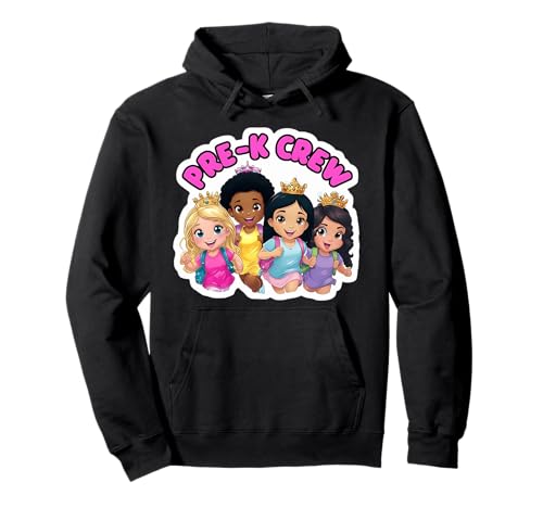 Mädchen Pre-K Crew Princess Pre Kindergarten Einschulung Pullover Hoodie Mädchen Pre-K Crew Princess Pre Kindergarten Einschulung Pullover Hoodie von Girls Pre-K Crew Princess Products