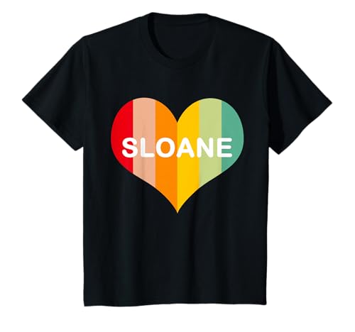 Kinder Mädchen Sloane Name Herz | Retro Vintage T-Shirt Kinder Mädchen Sloane Name Herz | Retro Vintage T-Shirt von Girls Sloane Name Heart | Retro Vintage