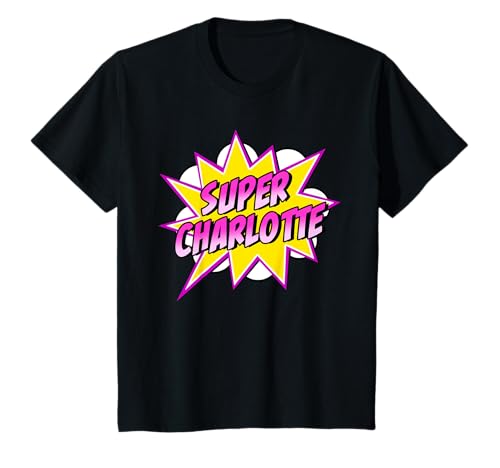Charlotte Name Comic Buch Superhelden für Mädchen T-Shirt Charlotte Name Comic Buch Superhelden für Mädchen T-Shirt von Girls Super Charlotte Name Comic Book Superhero