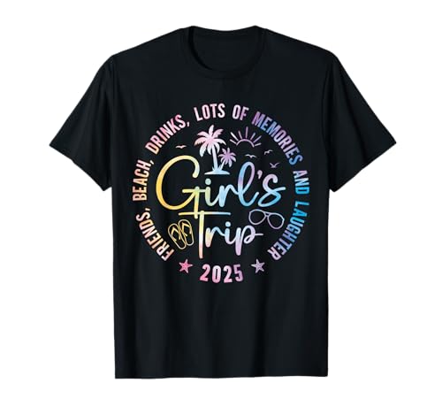 Girls Trip 2025 Lots of Memories and Laughter T-Shirt Girls Trip 2025 Lots of Memories and Laughter T-Shirt von Girls Trip 2025 Memories Made with Friends
