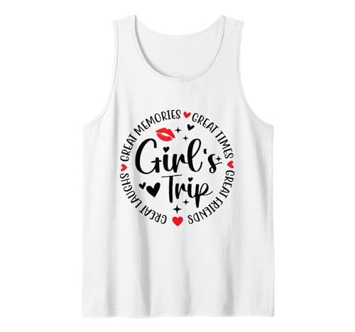 Girls Trip 2025 Weekend Vacation 2025 Matching Besties Tank Top von Girls Trip 2025 Womens Trip Memories Laughter Tee