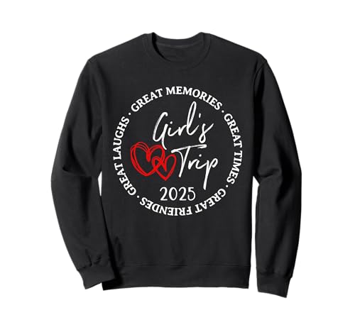 Mädchenreise 2025 Wochenendtrip für Damen, passende Gruppe Sweatshirt Mädchenreise 2025 Wochenendtrip für Damen, passende Gruppe Sweatshirt von Girls Trip 2025
