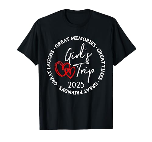 Mädchenreise 2025 Wochenendtrip für Damen, passende Gruppe T-Shirt Mädchenreise 2025 Wochenendtrip für Damen, passende Gruppe T-Shirt von Girls Trip 2025