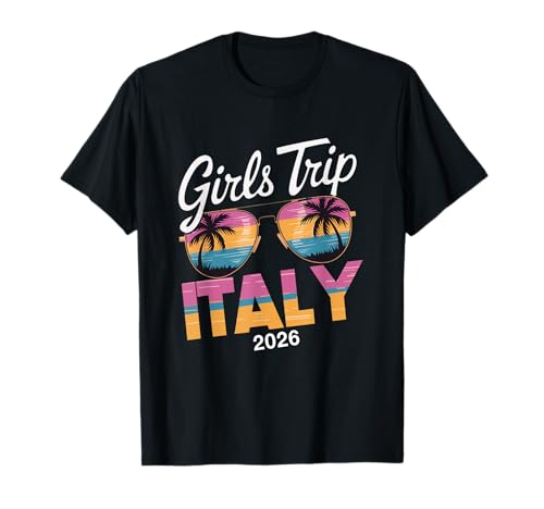 MÄDCHEN Reise Italien 2026 T-Shirt von Girls Trip 2026 Lip Apparel