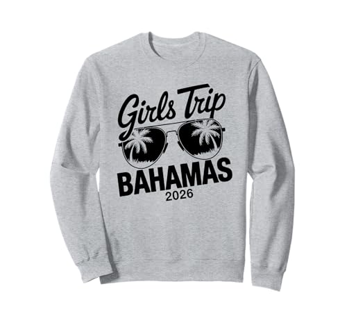 MÄDCHEN Trip Bahamas 2026 Sweatshirt von Girls Trip 2026 Lip Apparel