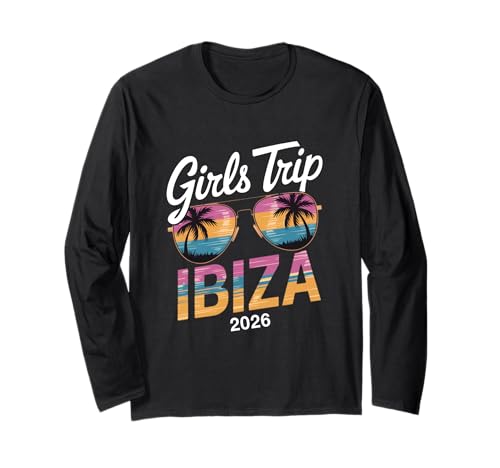 MÄDCHEN Trip Ibiza 2026 Langarmshirt von Girls Trip 2026 Lip Apparel