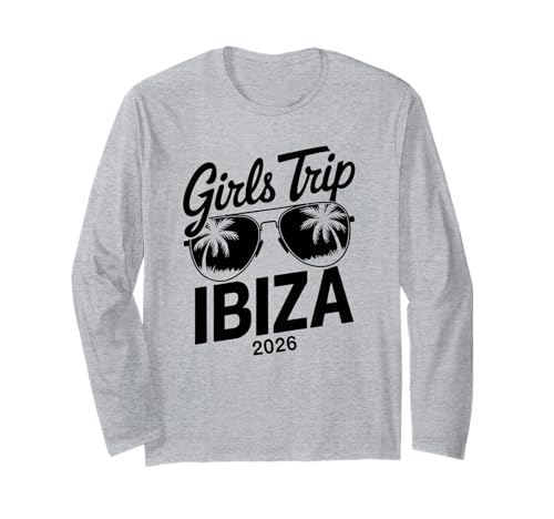 MÄDCHEN Trip Ibiza 2026 Langarmshirt von Girls Trip 2026 Lip Apparel