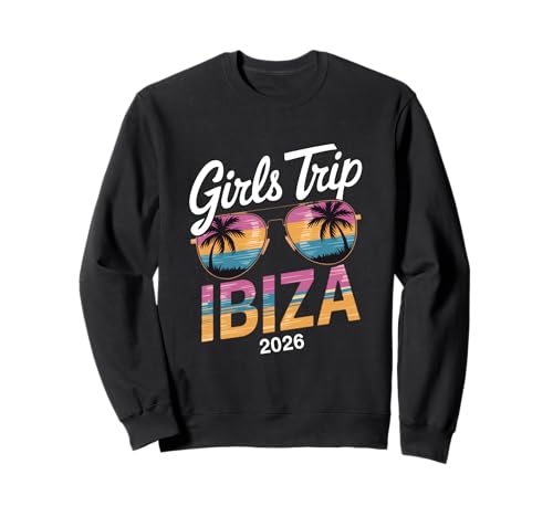 MÄDCHEN Trip Ibiza 2026 Sweatshirt von Girls Trip 2026 Lip Apparel