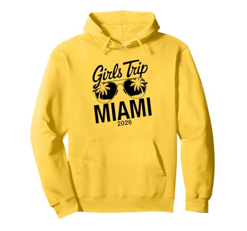 MÄDCHEN Trip Miami 2026 Pullover Hoodie von Girls Trip 2026 Lip Apparel