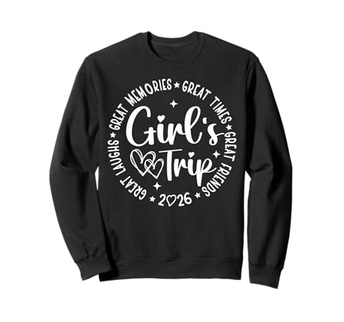 Girl's Trip 2026 Women Besties Weekend Vacation Matching Sweatshirt Girl's Trip 2026 Women Besties Weekend Vacation Matching Sweatshirt von Girls Trip 2026 Vacation Matching Tees