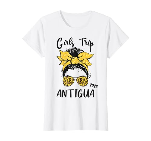 Girls Trip Antigua 2026 Urlaub Mädelsurlaub Partyurlaub T-Shirt Girls Trip Antigua 2026 Urlaub Mädelsurlaub Partyurlaub T-Shirt von Girls Trip Antigua 2026 Urlaub Gruppenoutfits