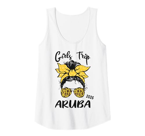 Damen Girls Trip Aruba 2026 Urlaub Mädelsurlaub Partyurlaub Tank Top Damen Girls Trip Aruba 2026 Urlaub Mädelsurlaub Partyurlaub Tank Top von Girls Trip Aruba 2026 Urlaub Gruppenoutfits