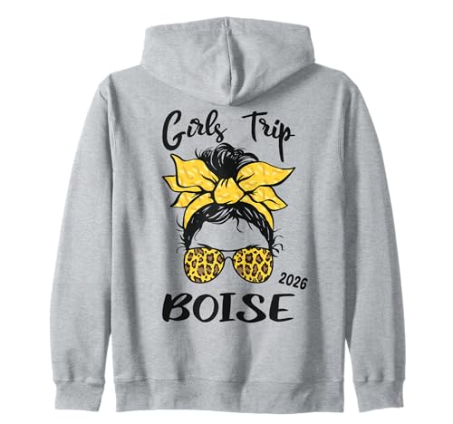 Girls Trip Boise 2026 Urlaub Mädelsurlaub Partyurlaub Kapuzenjacke von Girls Trip Boise 2026 Urlaub Gruppenoutfits