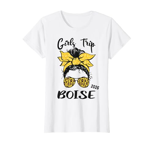 Girls Trip Boise 2026 Urlaub Mädelsurlaub Partyurlaub T-Shirt Girls Trip Boise 2026 Urlaub Mädelsurlaub Partyurlaub T-Shirt von Girls Trip Boise 2026 Urlaub Gruppenoutfits