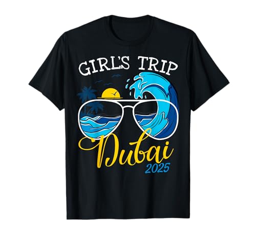 Trip Dubai 2025 T-Shirts für Damen, Wochenend-Birthday Squad T-Shirt Trip Dubai 2025 T-Shirts für Damen, Wochenend-Birthday Squad T-Shirt von Girls Trip Dubai 2025 Shirt Weekend Birthday Squad