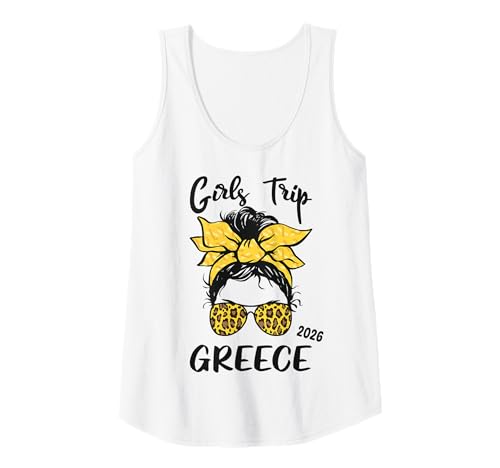 Damen Girls Trip Greece 2026 Urlaub Mädelsurlaub Partyurlaub Tank Top Damen Girls Trip Greece 2026 Urlaub Mädelsurlaub Partyurlaub Tank Top von Girls Trip Greece 2026 Urlaub Gruppenoutfits